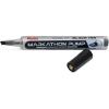 Pentel Markathon Pump Permanent Marker, Chisel Tip, Red Ink, 12 Pack (NLF60X-B)(Black)
