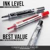 Pentel Markathon Pump Permanent Marker, Chisel Tip, Red Ink, 12 Pack (NLF60X-B)(Red)
