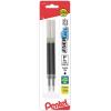 Pentel Refill Ink, For ENER-GEL & Lancelot Gel Pen, 0.7mm Metal Tip, Medium, Red Ink, Pack of 2 (LR7BP2B)(Black)