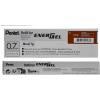 Pentel Refill Ink for BL57/BL77 EnerGel Liquid Gel Pen, 0.7mm, Metal Tip, Green Ink, Box of 12 (LR7-D-12)(Brown)