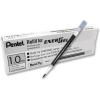 Pentel Refill for EnerGel RTX, EnerGel Deluxe, Metal Tip, Bold Point, Violet Ink, Box of 12 (LR10-V-12)(Black)
