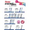 Pentel Refill for EnerGel RTX, EnerGel Deluxe, Metal Tip, Bold Point, Violet Ink, Box of 12 (LR10-V-12)(Red Pen)