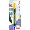 Pentel Arts Wet Erase Chalk Marker, Chisel Tip, Orange Ink, Box of 12 (SMW26-F)(Yellow)