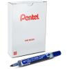 Pentel Markathon Pump Permanent Marker, Chisel Tip, Red Ink, 12 Pack (NLF60X-B)(Blue)