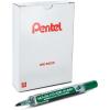 Pentel Markathon Pump Permanent Marker, Chisel Tip, Red Ink, 12 Pack (NLF60X-B)(Green)