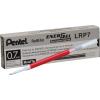 Pentel Refill Ink – For EnerGel PRO Permanent Gel Pen, (0.7mm) Medium Line, Blue Ink – LRP7-C, 12 Count (Pack of 1)(Red)