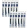 Pentel Refill Ink for BL57/BL77 EnerGel Liquid Gel Pen, 0.7mm, Metal Tip, Green Ink, Box of 12 (LR7-D-12)(Navy Blue)