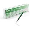 Pentel Refill Ink for EnerGel Pen Needle Tip, Fine, 12 Pack, 0.5mm, Sky Blue (LRN5-S)(Green)