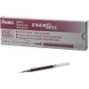 Pentel Refill Ink for EnerGel Pen Needle Tip, Fine, 12 Pack, 0.5mm, Sky Blue (LRN5-S)(Pink Pen)