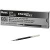Pentel Refill Ink for EnerGel RTX Retractable Gel Pen Extra Fine Point Needle Tip, 12 Pack, 0.3mm, Red (LRN3-B)(Black Pen)