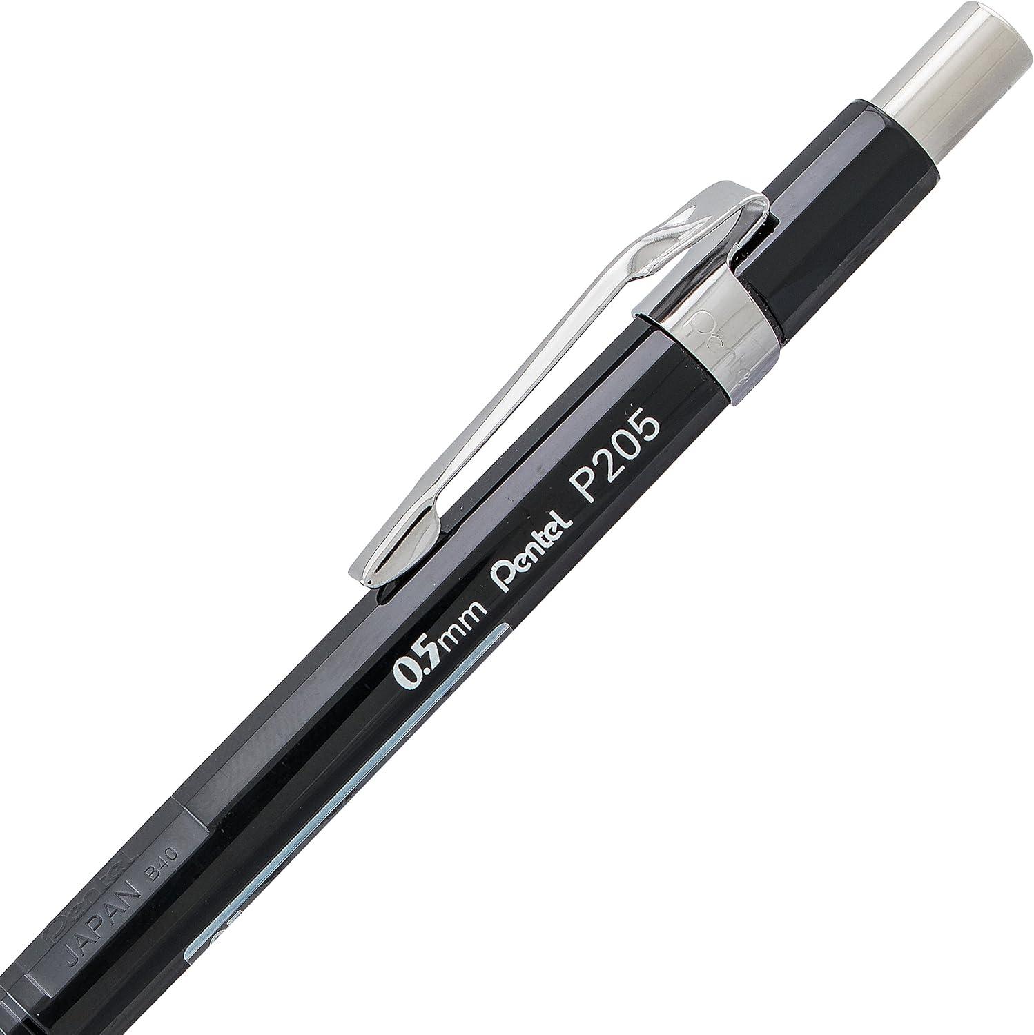 imagePentel P205BP2K6 Sharp Mechanical Drafting Pencil 05 mm Black Barrel 2Pack