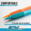 Pentel Icy Razzle-Dazzle Mechanical Pencil, (0.7mm), Assorted Barrels, Color May Vary, Pack of 12 (AL27RDBP12M)