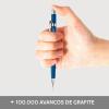 Pentel P205A Sharp Mechanical Drafting Pencil, 0.5 mm, Black Barrel(1 Count (Pack of 2))