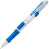 Pentel QUICK CLICK Mechanical Pencil (0.7mm), Black Barrel, Box of 12 Pencils (PD217A)(Blue)