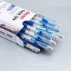 Pentel QUICK CLICK Mechanical Pencil (0.7mm), Black Barrel, Box of 12 Pencils (PD217A)(Blue)