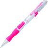 Pentel QUICK CLICK Mechanical Pencil (0.7mm), Black Barrel, Box of 12 Pencils (PD217A)(Pink)