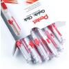 Pentel QUICK CLICK Mechanical Pencil (0.7mm), Black Barrel, Box of 12 Pencils (PD217A)(Red)