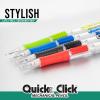 Pentel Quick Click Mechanical Pencil, (0.7mm), Includes Refill Lead and Erasers, Pack of 8 Pencils (PD217LEBP8)