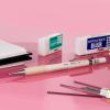 Pentel Sharp 1.3 Mechanical Pencil, (1.3mm), Extra Thick Line, Includes Refill Lead, Writing/Office/Test-Taking Pencil, Pastel Off-White Barrel (AM13LBPW)(Off-White)