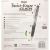 Pentel Twist-Erase Click Mechanical Pencils 0.7mm, HB #2, School Supplies, Teacher Supplies, Drawing Sketching pencils, Assorted Barrel Colors- 6 Mechanical Pencils, 6 Erasers, 3 Tubes of Lead Refills
