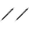 Pentel P205A Sharp Mechanical Drafting Pencil, 0.5 mm, Black Barrel(1 Count (Pack of 2))