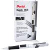 Pentel QUICK CLICK Mechanical Pencil (0.7mm), Black Barrel, Box of 12 Pencils (PD217A)(Black)