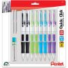 Pentel Quick Click Mechanical Pencil, (0.7mm), Includes Refill Lead and Erasers, Pack of 8 Pencils (PD217LEBP8)