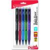 Pentel Twist-Erase Express Mechanical Pencil, (0.7mm), Medium Line, Assorted Fashion Colors, Pack of 5 (QE417FBP5M)(5 Count (Pack of 1))