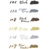 Pentel Arts Sign Pen Twin Brush, Pack of 6 Pens, Black Hues (SESW30CPC6-1)