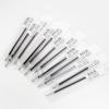 Pentel Arts Sparkle Pop Gel Pen Refill, (1.0mm), Bold Line, Silver-Light Silver Ink, Pack of 12 Refills (KF10-DZ)(Black)