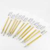 Pentel Arts Sparkle Pop Gel Pen Refill, (1.0mm), Bold Line, Silver-Light Silver Ink, Pack of 12 Refills (KF10-DZ)(Gold)