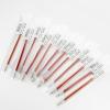 Pentel Arts Sparkle Pop Gel Pen Refill, (1.0mm), Bold Line, Silver-Light Silver Ink, Pack of 12 Refills (KF10-DZ)(Orange)