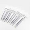 Pentel Arts Sparkle Pop Gel Pen Refill, (1.0mm), Bold Line, Silver-Light Silver Ink, Pack of 12 Refills (KF10-DZ)(Silver)