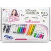 Pentel Carrie Walker Ultimate Journal Mix, Writing and Journaling Kit, Gel Pen/Mechanical Pencil/Marker Variety, 20 Pieces