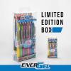Pentel EnerGel RTX True Colors United (0.7mm) Medium Line, Assorted Ink, 20 Pack Box (BL77PC20MTCU)(True Colors  Assorted)