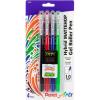 Pentel Arts Hybrid MATTEHOP Gel Roller, 1.0mm, Matte Orange, Matte Yellow, Matte Pink, Matte Violet, Pack of 4 Pens (K110VBP4M1)(Assorted 1)