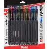 Pentel EnerGel Kuro Retractable Gel Pens, Medium Point, Assorted Colors Inks, 12/Pack (BL437R1BP12M)