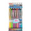Pentel EnerGel RTX True Colors United (0.7mm) Medium Line, Assorted Ink, 20 Pack Box (BL77PC20MTCU)(True Colors  Assorted)