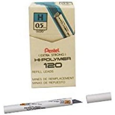 imagePentel Super HiPolymer Lead 05 mm Mechanical Pencil Fine 2B Box of 12 C5252BH