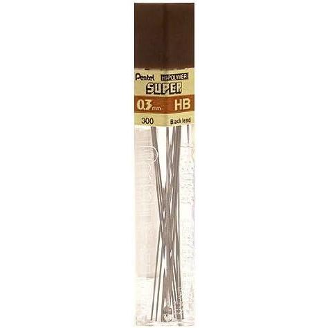 imagePentel Super HiPolymer Lead Refill 05mm Fine 4H 144 Pieces of Lead C5054HGray