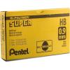 Pentel Super Hi-Polymer Lead, 0.9mm, Medium, HB, 30 Pieces/Tube, Box of 12 (C29-HB)