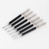 Pentel Refill Ink – For EnerGel Gel Pen, 0.7mm Metal Tip, Medium, Black Ink, Pack of 6 Refills (LR7-6A)(Black)