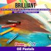 Pentel Arts Oil Pastels, 16 Color Set (PHN-16)(1 Count (Pack of 72))