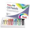 Pentel Arts Oil Pastels, Assorted colours, 1 pack of 25 sticks(1 Count (Pack of 36))