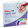 Pentel Fabric Fun Pastel Dye Stick (Pack of 7), Assorted Colors, PTS-7(1 Count (Pack of 1))