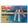 Pentel Arts Oil Pastels, 12 Color Set (PHN-12)