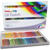 Pentel Arts Oil Pastels, 16 Color Set (PHN-16)(50 Count (Pack of 1))