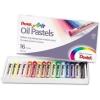 Pentel PHN16 Oil Pastel Set With Carrying Case,16-Color Set, Assorted, 16/Set PENPHN16