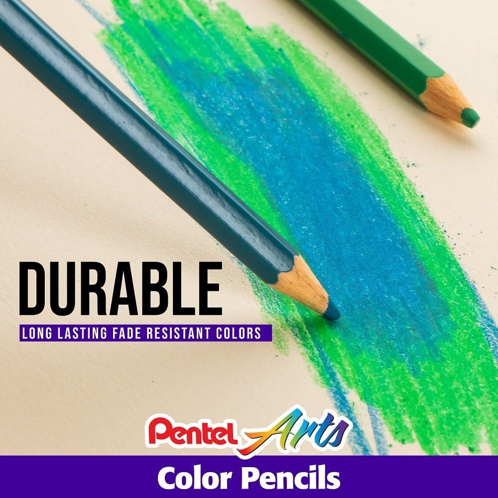 imagePentel Arts Color Pencils Assorted Colors 24 Pack CB824