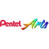 Pentel Arts Color Water Brush Box Set, Black/Gray/Sepia/Aquash (GFLFRHBP)(Medium)